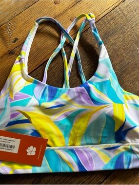Hapari Tropical Print Bikini Top